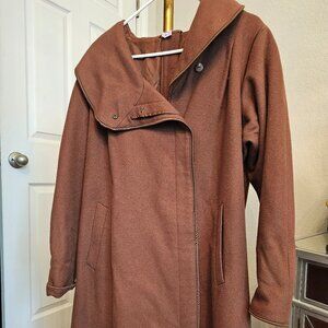 Vintage Ravens Wool Trench Coat